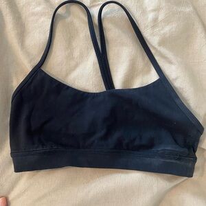 Lululemon black Y strap sports bra